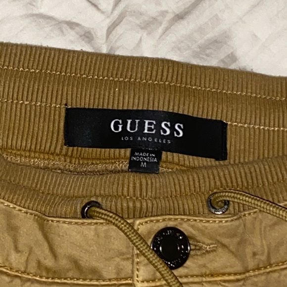 GUESS Khaki Cargo Shorts - Picture 3 of 4
